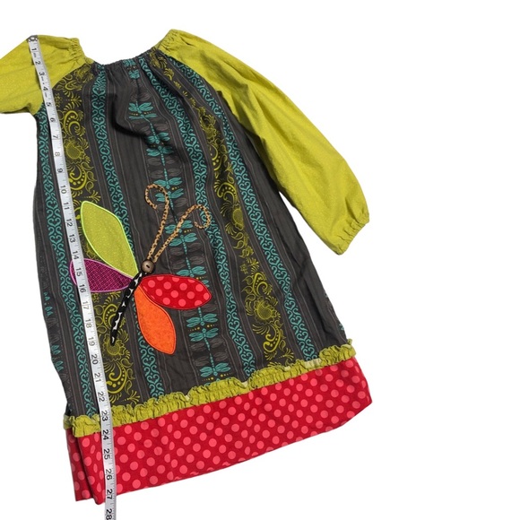 La Jenns Dragon fly dress girl’s size 7 - Picture 9 of 11